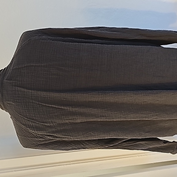 Free People We The Free Summer Daydream Buttondown shirt in gray - Picture 8 of 10